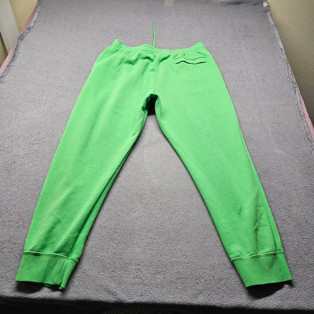 Nike Club Fleece Joggers Mens XL Green Sportswear Sweatpants Tapered Pants